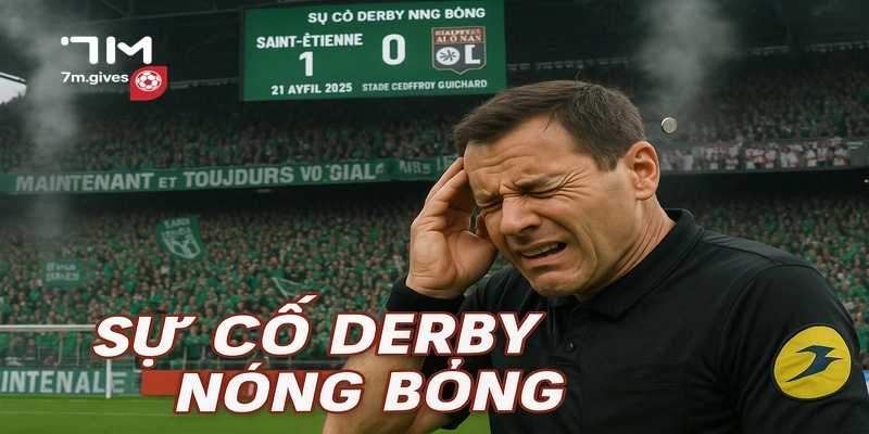 Bóng đá Pháp - Những Sự Cố và Tình Huống Nảy Lửa Gây Chấn Động 2 Sự cố ném đồng xu trong trận derby Saint-Etienne vs. Lyon 2025 gây sốc người hâm mộ.