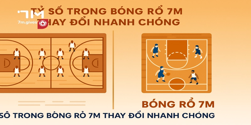 Tỷ số bóng rổ thay đổi nhanh chóng